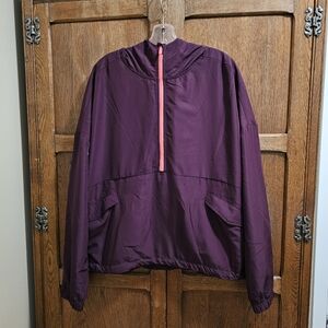 DIADORA | Purple Half Zip Windbreaker Jacket- 1XL 28 26